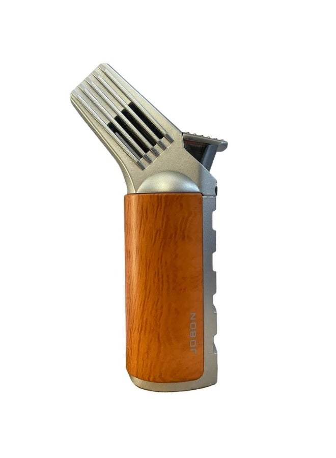 JOBON Durable Metal Jet Lighter – Adjustable Flame Pressure, Windproof Torch Lighter for Cigar, BBQ, Kitchen & Outdoor Use (Gas Not Added) - Image 1